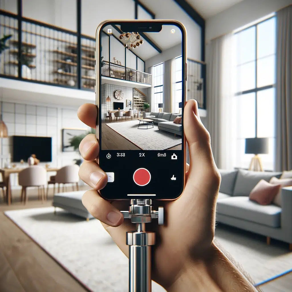 How to film a house walkthrough on smartphone for Instagram Reels and Tiktok